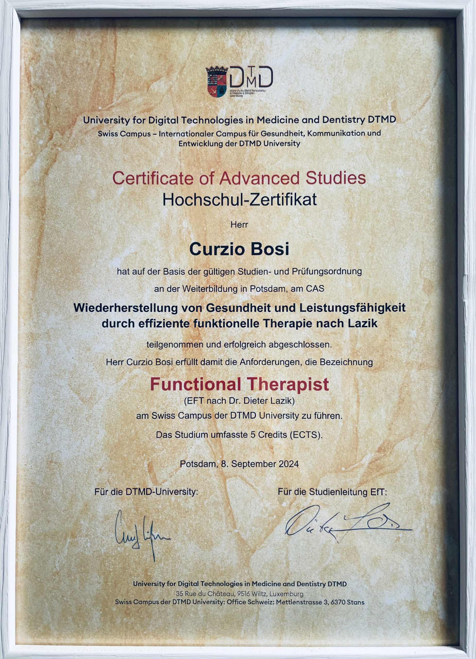 Effiziente Funktionelle Therapie nach Dr. Lazik