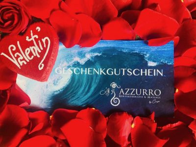 Massage Gutscheine zum Valentinstag